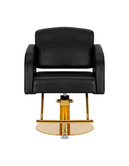 Chaise de coiffure gabbiano turin or noir {attributes}