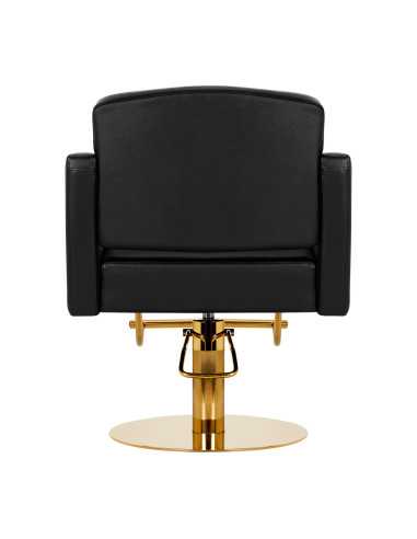 Gabbiano Turin Gold Schwarz Friseurstuhl {attributes}