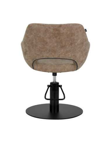 Fauteuil de coiffure marron ancien gabbiano sevilla {attributes}