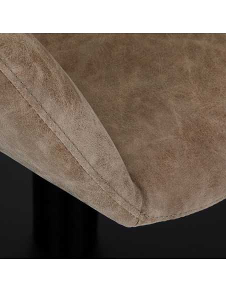 Fauteuil de coiffure marron ancien gabbiano sevilla {attributes}
