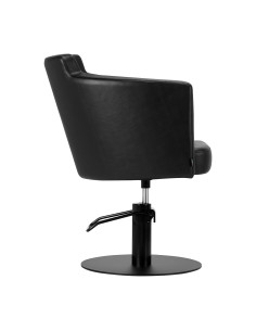 Chaise de coiffure gabbiano roma, noire {attributes} 2