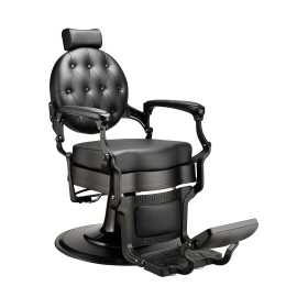 Vintage Florence Black Barber Chair 