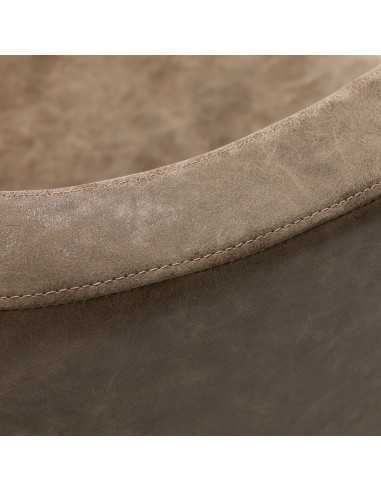 Fauteuil de coiffure marron ancien gabbiano roma {attributes}