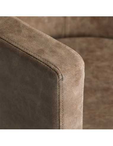 Fauteuil de coiffure marron ancien gabbiano roma {attributes}