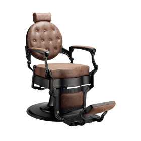 Vintage Florence Brown Men's Barber Chair 