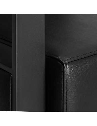 Chaise de coiffure gabbiano modena noir {attributes}