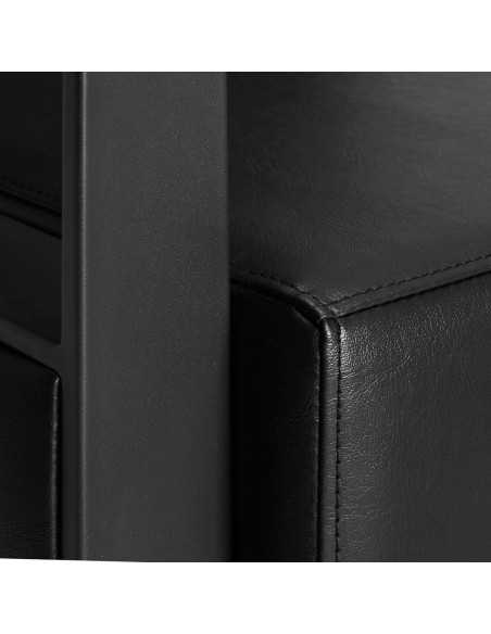 Chaise de coiffure gabbiano modena noir {attributes}