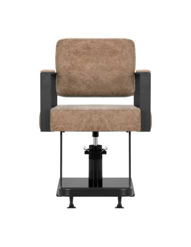 Fauteuil de coiffure marron ancien gabbiano modena {attributes}