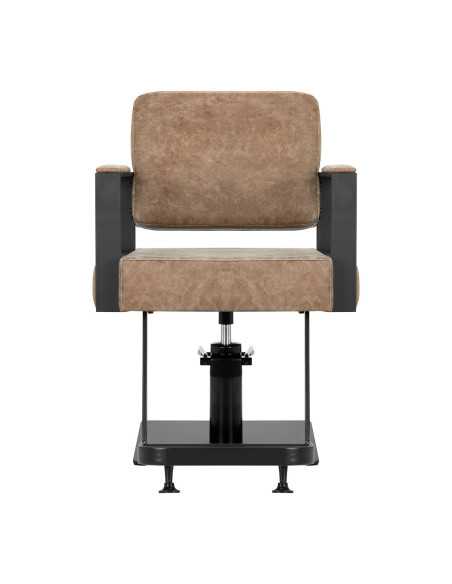 Fauteuil de coiffure marron ancien gabbiano modena {attributes}