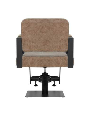 Fauteuil de coiffure marron ancien gabbiano modena {attributes}