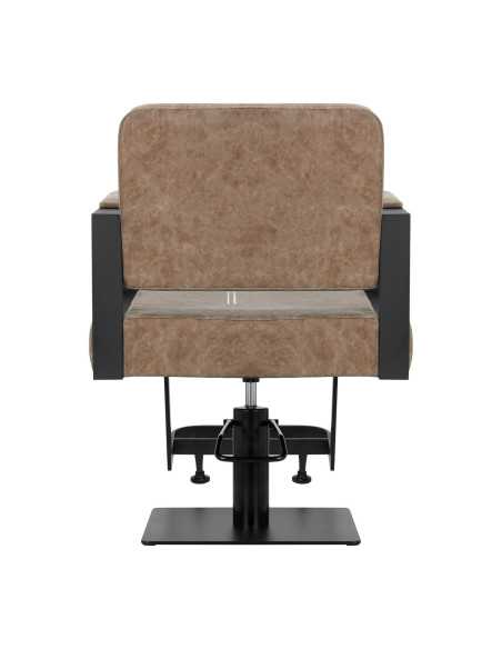 Fauteuil de coiffure marron ancien gabbiano modena {attributes}
