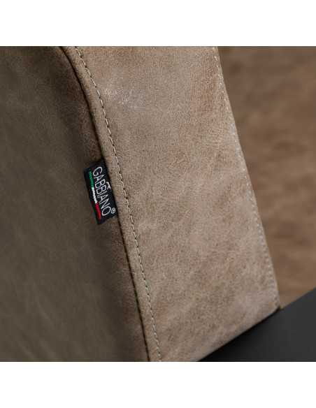 Fauteuil de coiffure marron ancien gabbiano modena {attributes}