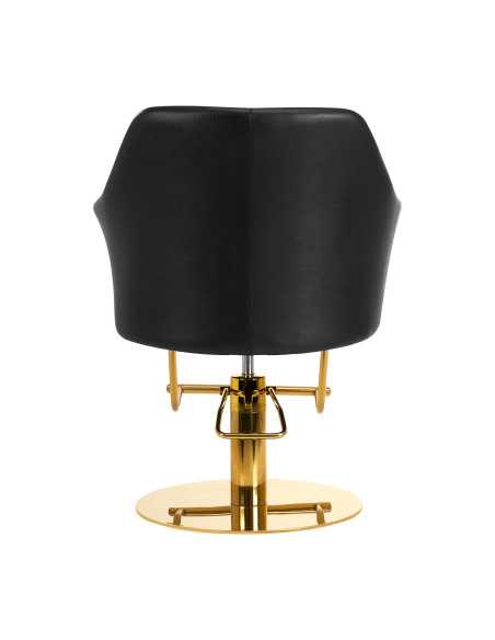 Chaise de coiffure gabbiano marbella or noir {attributes}