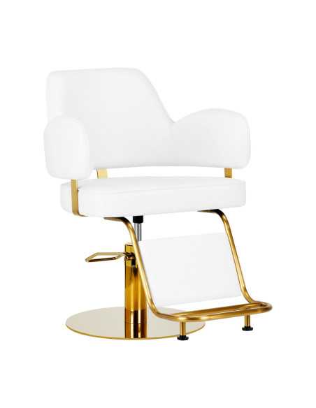 Chaise de coiffure gabbiano linz nq, or blanc {attributes}
