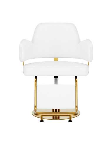 Chaise de coiffure gabbiano linz nq, or blanc {attributes}