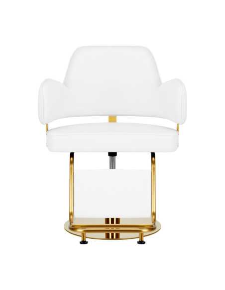 Chaise de coiffure gabbiano linz nq, or blanc {attributes}