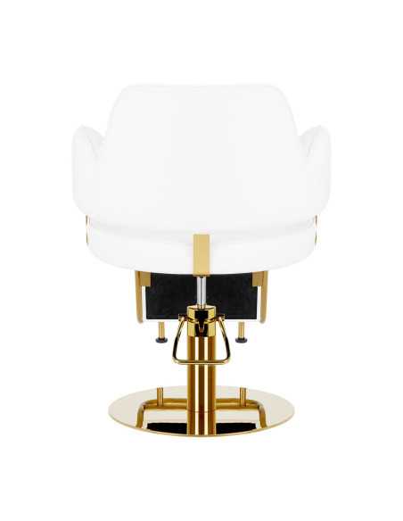 Chaise de coiffure gabbiano linz nq, or blanc {attributes}