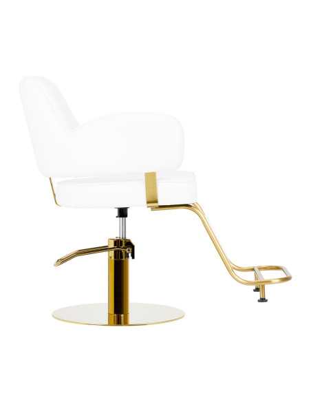 Chaise de coiffure gabbiano linz nq, or blanc {attributes}