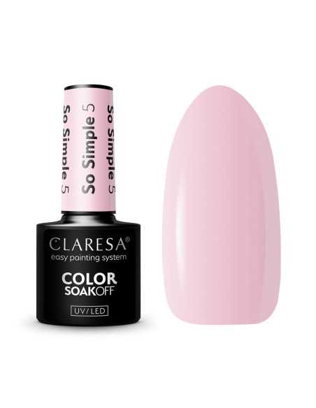CLARESA Lakier hybrydowy So simple 5- 5g 
