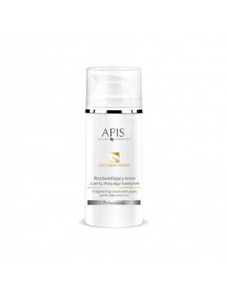 Apis exclusiva crema iluminadora terapis con perla, algas doradas y caviar 100 ml