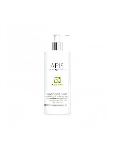 Apis acne-stop oczyszczające mleczko antybakt. z zieloną herbatą 500 ml 