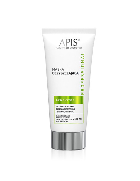 Apis acne-stop maska oczyszczająca z czarnym błotem 200 ml