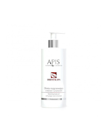 Olio riscaldante Apis Oriental Spa con zenzero e cannella 500 ml