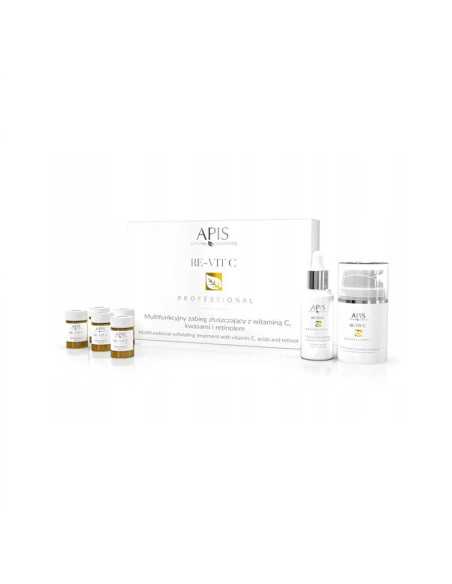 Apis re-vit c multifunkcyjny zabieg złuszczający z witaminą C,kwasami i retinolem 