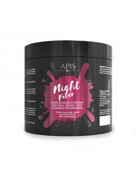 Apis night fever oczyszczający peeling do ciała, dłoni i stóp, 700 g 