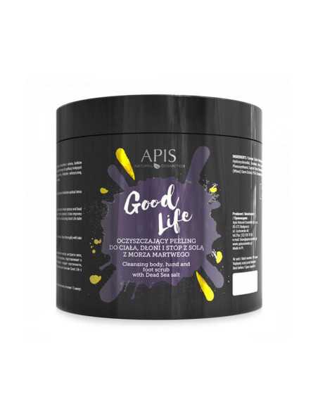 Apis good life peeling detergente per corpo, mani e piedi, 700 g