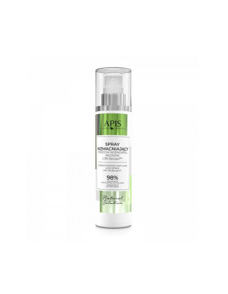 Apis natural solution, spray wzmacniający przeciw wypadaniu włosów z 3% baicapil, 150 ml 