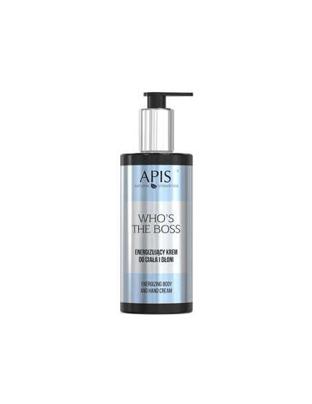 Apis who`s the boss crema energizante para cuerpo y manos, 300 ml