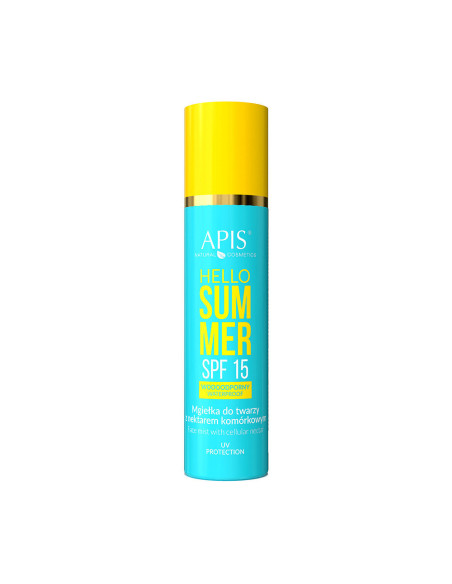 Apis hello summer spf 15, mgiełka do twarzy z nektarem komórkowym 150 ml 