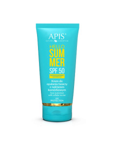 Apis hello summer spf 50, krem do opalania twarzy z nektarem komórkowym 50 ml 