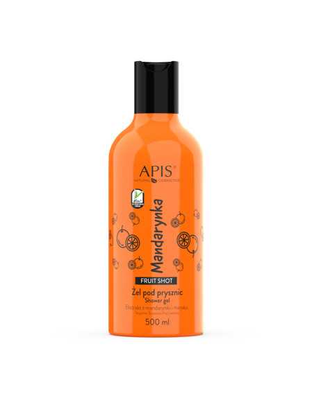 Apis fruit shot, mandarynkowy żel pod prysznic 500 ml 