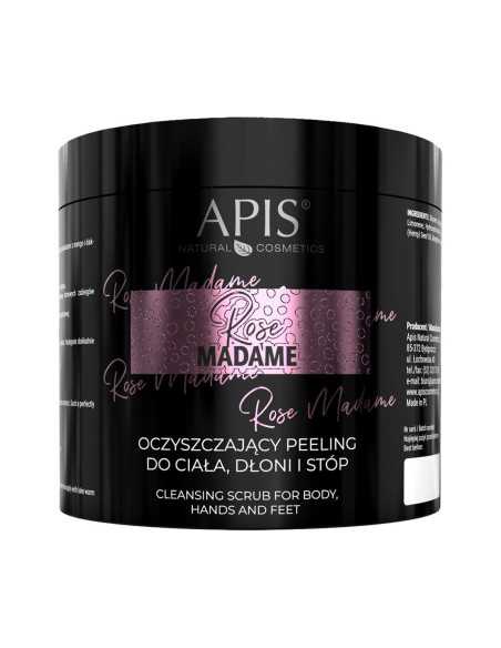 Apis rose madame, exfoliante limpiador cuerpo y pies 700 g