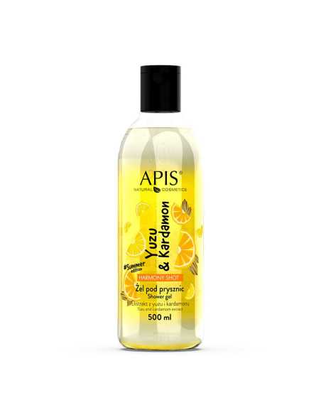 Apis harmony shot, żel pod prysznic yuzu&cardamon 500 ml