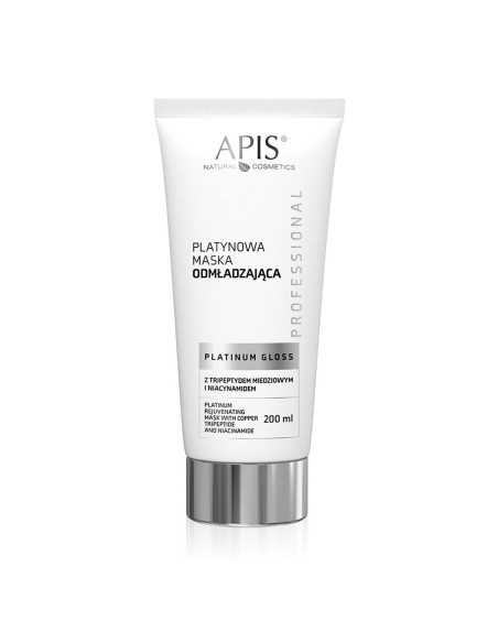 Apis platinum gloss platynowa maska odmładzająca z tripeptydem miedziowym i niacynamidem 200 ml 