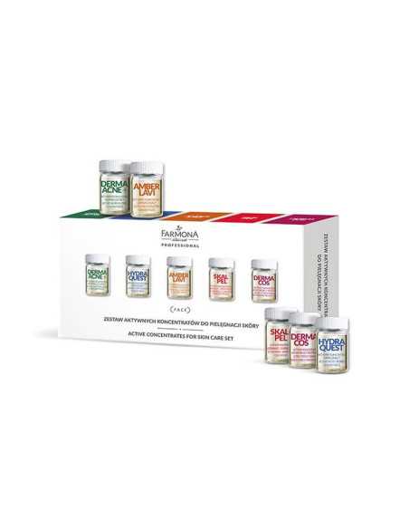 Farmona zestaw aktywnych koncentratów do pielęgnacji skóry 10 x 5 ml 