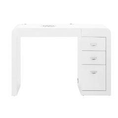 Cosmetic desk 312 with cassette absorber, white, left