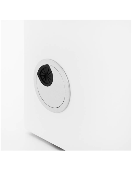 Secretária cosmética 312 com absorvedor de cassetes, branco, esquerdo