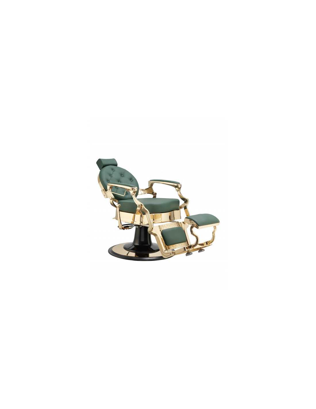 Florence Gold Green Barber chair – Vintage Premium & Comfort Pro 