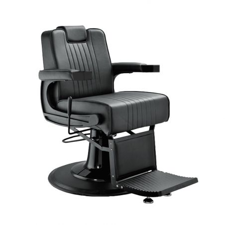 fauteuil Barbier Salvatore noir 