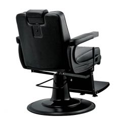 Krzesło fryzjerskie Salvatore w kolorze czarnym