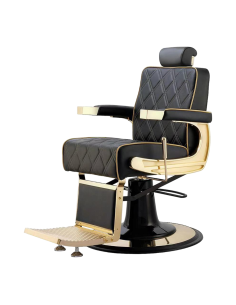 Maximus Friseurstuhl GOLD SCHWARZ 