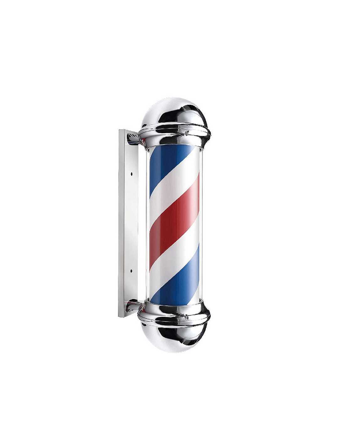 Znak spiralny Barber Pole Luxe - obrotowy i podświetlany Pro 