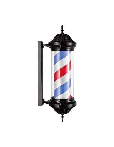 Sinal preto real da barbearia 