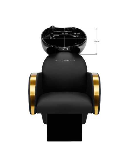 Gabbiano hairdressing car wash Malaga gold black 