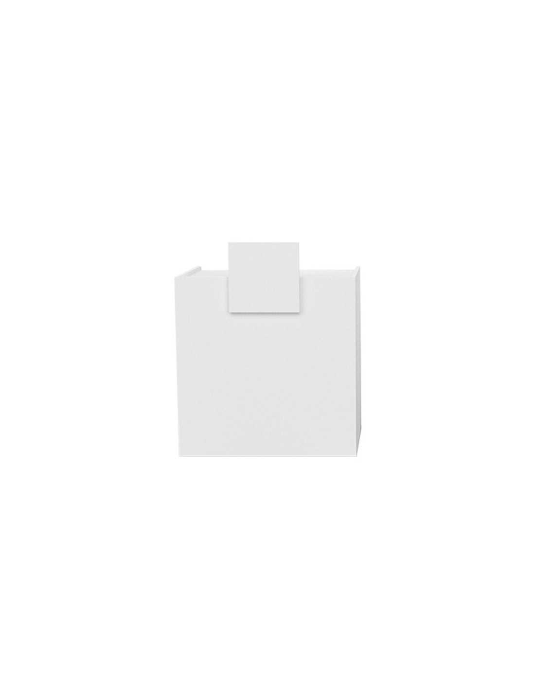 Bureau de réception bois blanc-déco en blanc
