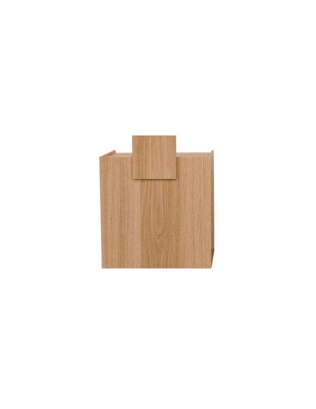 Bureau de réception bois chêne-déco en chêne